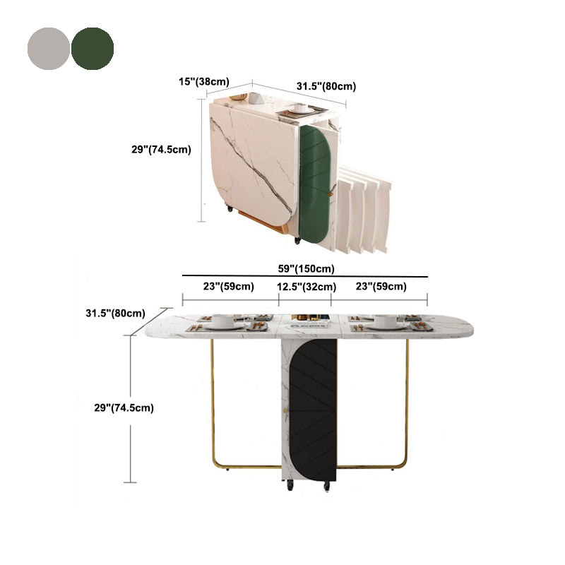 29.3" Simplicity Style Furniture Oval Folding Dining Site Table (only Table)