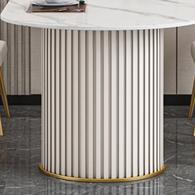 Sintered Stone Dining Table Traditional Luxury Table for Kitchen