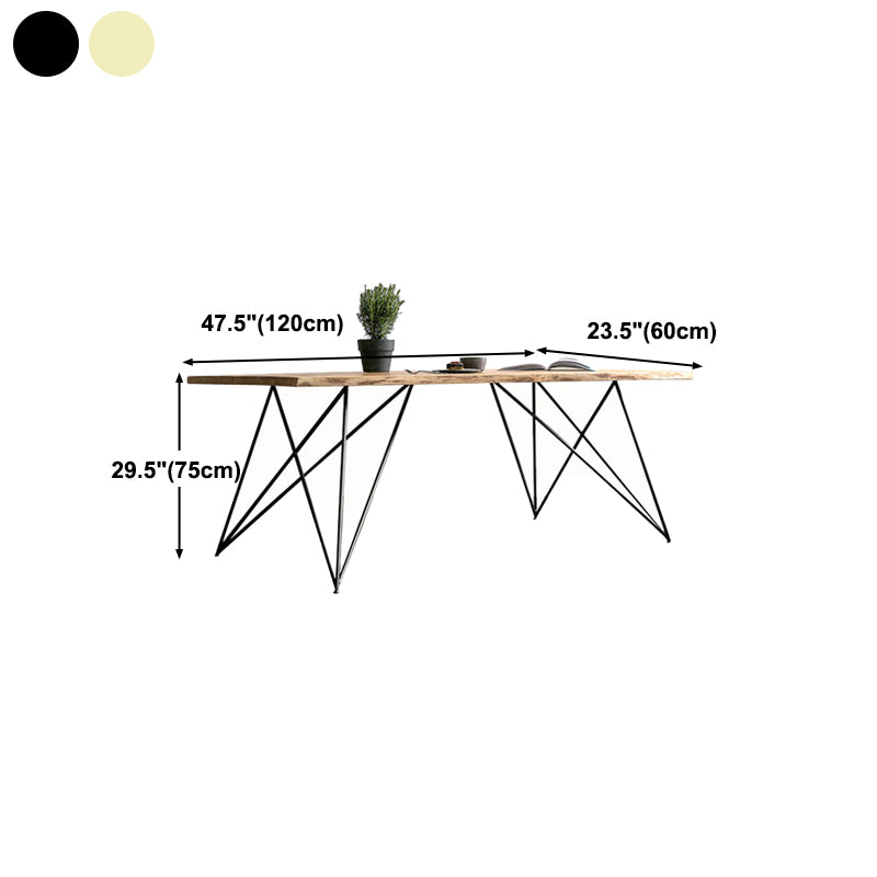 Traditional Luxury in Wood Table Rectangle Dining Table for Kitchen