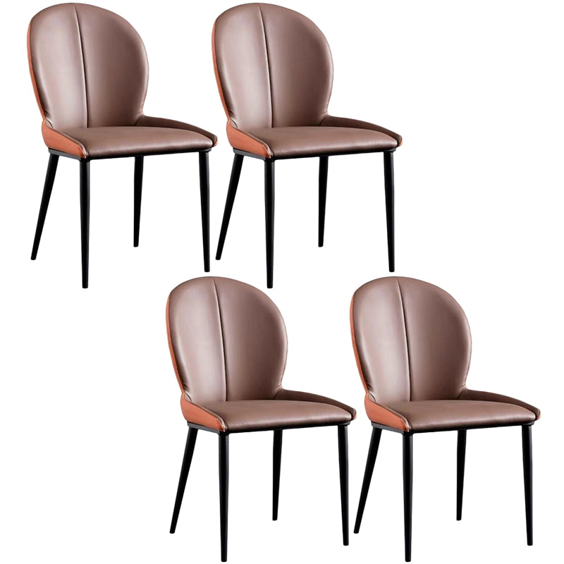 Contemporary Style Chairs Arm Chair for Kitchen with Metal Legs