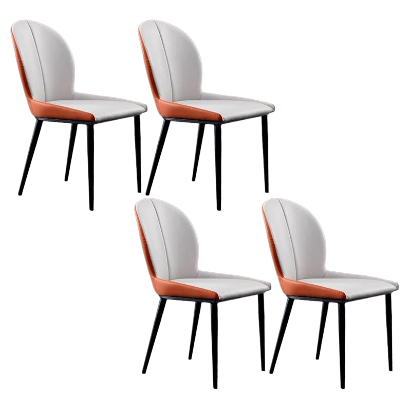 Contemporary Style Chairs Arm Chair for Kitchen with Metal Legs