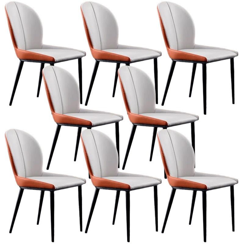 Contemporary Style Chairs Arm Chair for Kitchen with Metal Legs
