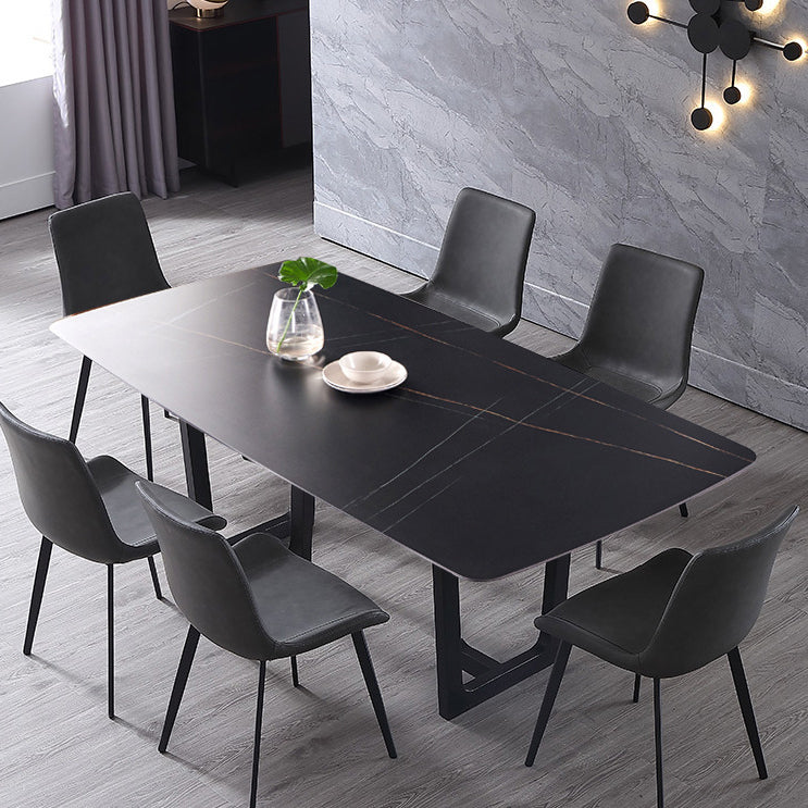 Contemporary Chair Armless Chair for Kitchen with Metal Legs