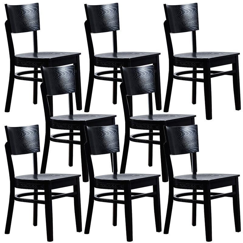 Contemporary Style Chairs Armless Chair for Kitchen with Wood Legs