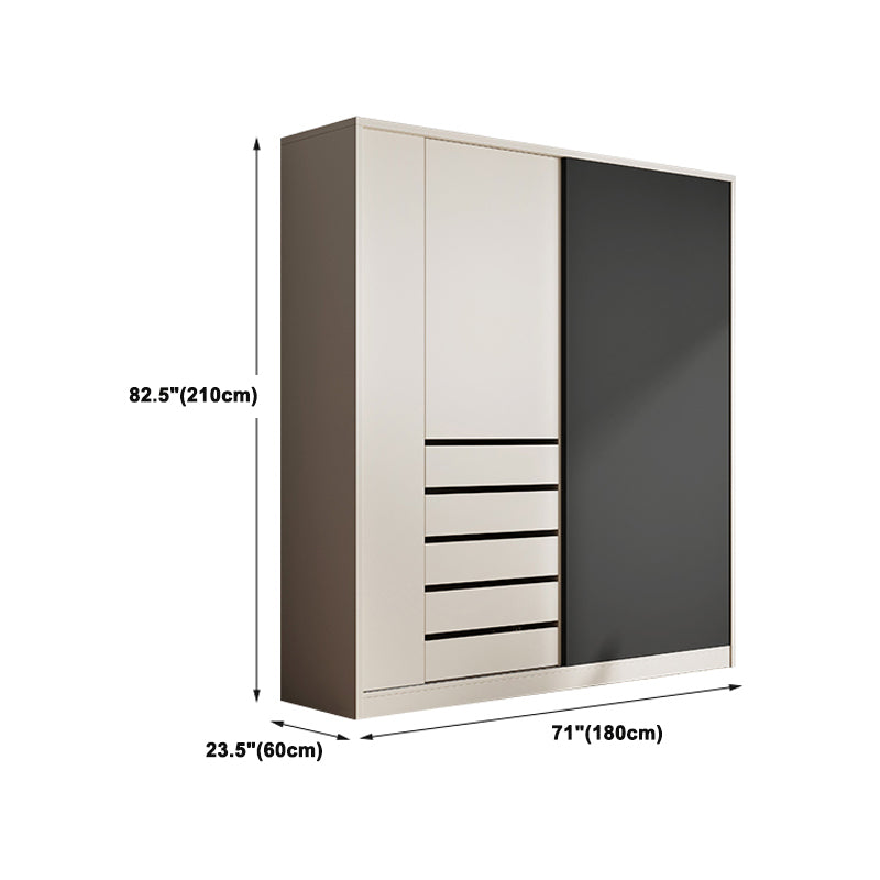 Manufactured Wood Storage Cabinet Contemporary Cabinet with Drawers