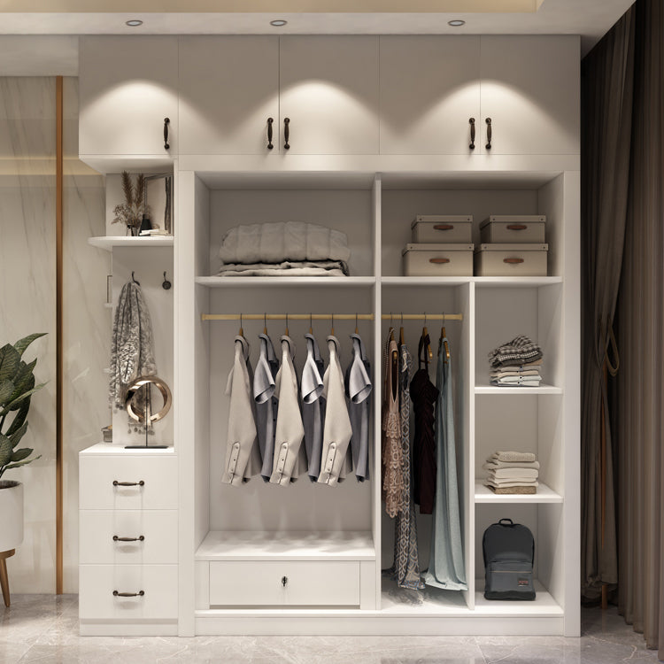 Contemporary Cabinet with Sliding Door Engineered Wood Beige Storage Cabinet