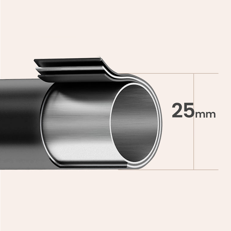 Contemporary Style Open Armoire Stainless Steel Cabinet with Clothing Rod