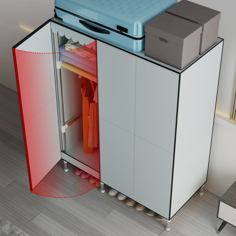 Metal Frame Storage Cabinet with Legs Modern Cabinet for Home