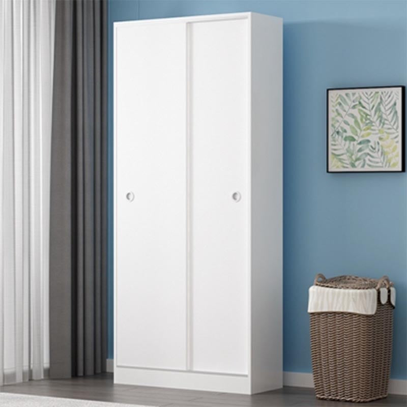 Modern Style Wardrobe Cabinet Engineered Wood Armoire for Bedroom