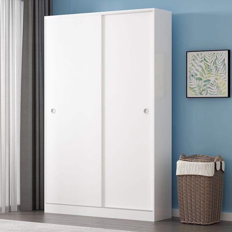 Modern Style Wardrobe Cabinet Engineered Wood Armoire for Bedroom