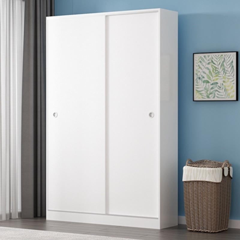 Modern Style Wardrobe Cabinet Engineered Wood Armoire for Bedroom