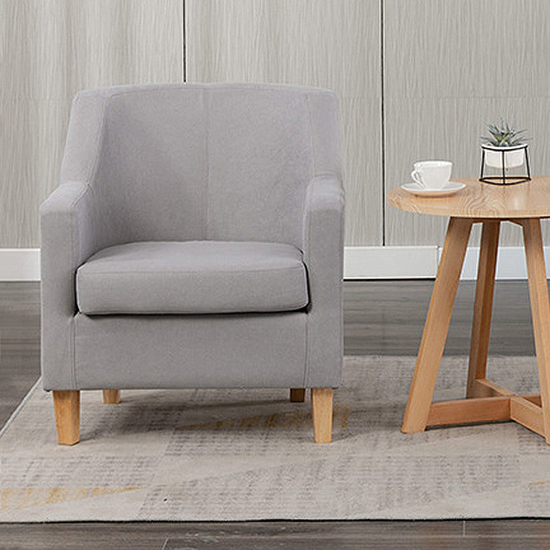 Synthetic Arm Chair 27.55" L x 24.40" W x 31.49" H Accent Armchair for Living Room