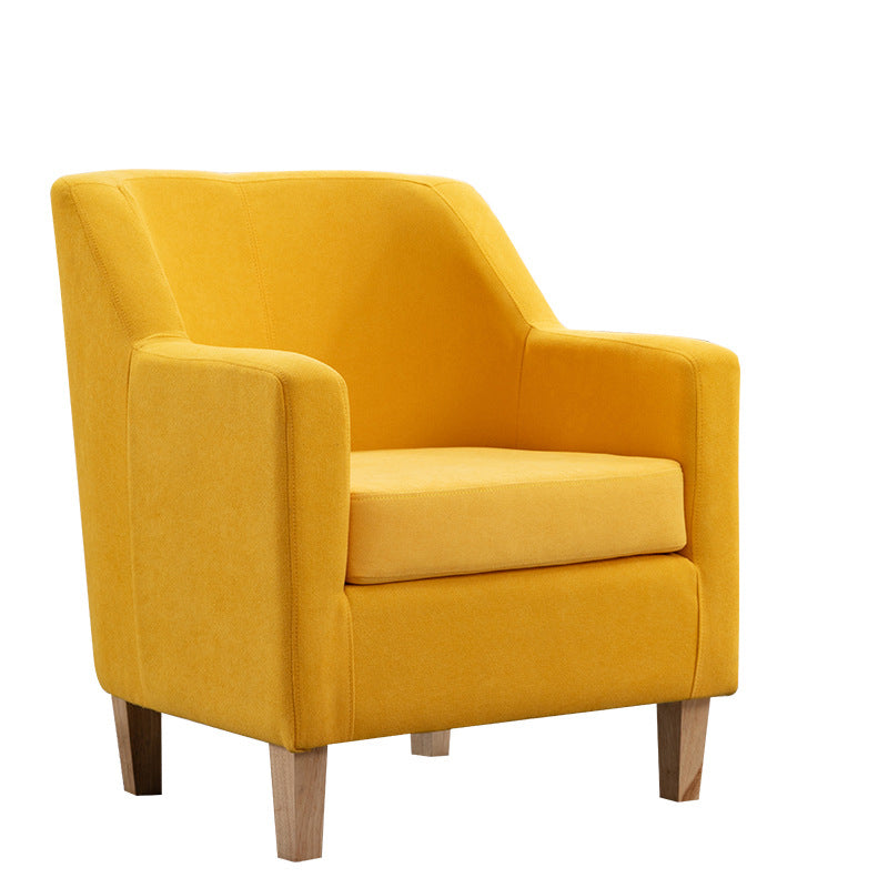 Synthetic Arm Chair 27.55" L x 24.40" W x 31.49" H Accent Armchair for Living Room