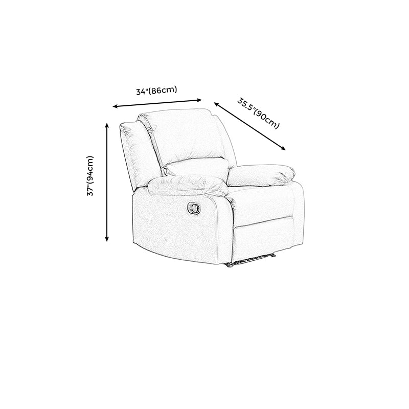 Convertible Chair 33.8" L x 35.4"W x 37" H Armchai Chair for Living Room