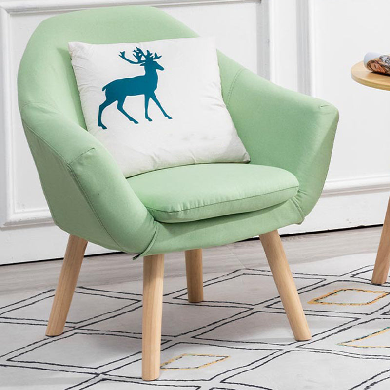 Linen Accent Armchair 29.13" L x 26.77" W x 21.25" H Flared Arms Arms Chair