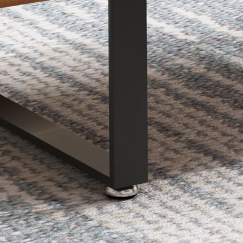 Nordic Rectangular Coffee Cocktail Table Wooden Sled Coffee Table