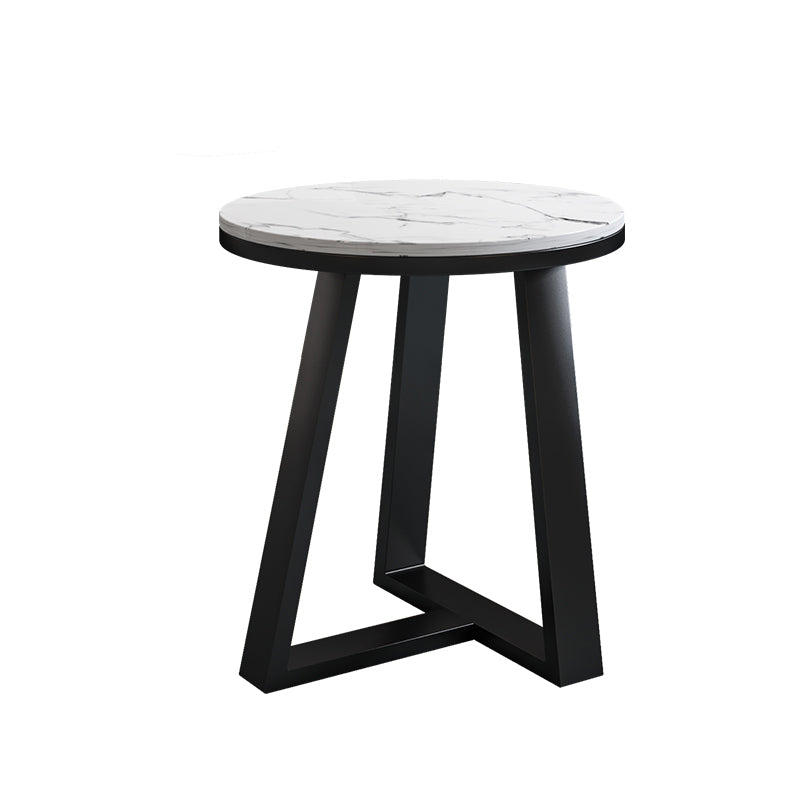 Cross Legs Coffee Table Round/Oval Cocktail Table with Gold/Black Legs