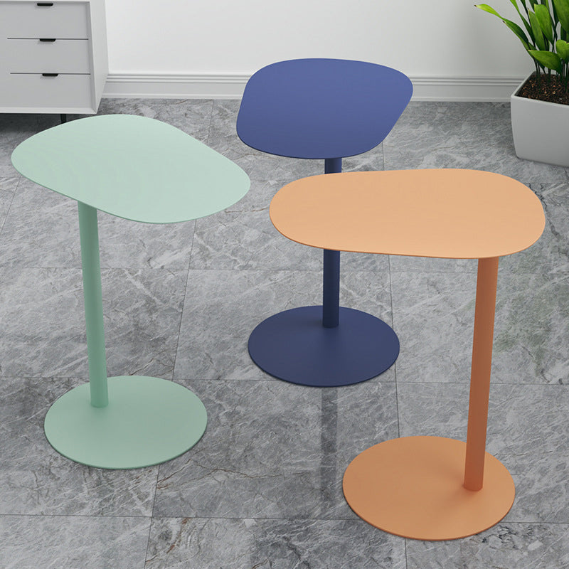 Scandinavian Free-Form Sofa SideTable Metal Pedestal End Table