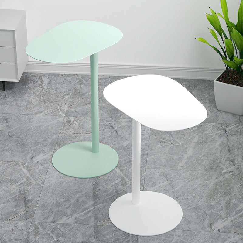 Scandinavian Free-Form Sofa SideTable Metal Pedestal End Table