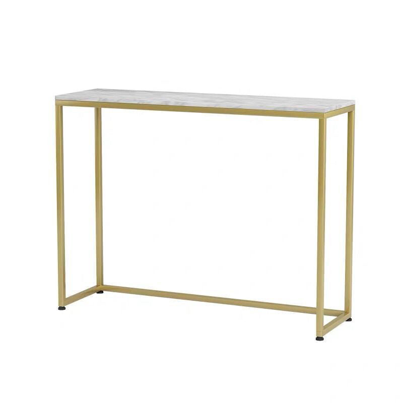 Marble Top Console Table for Hall Console Accent Table 29.53"