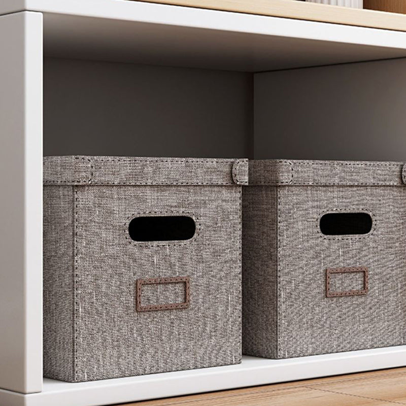 Contemporary Engineer Wood Bookshelf Open Back Bookcase,17.7"L x 7.9"W x 11"H