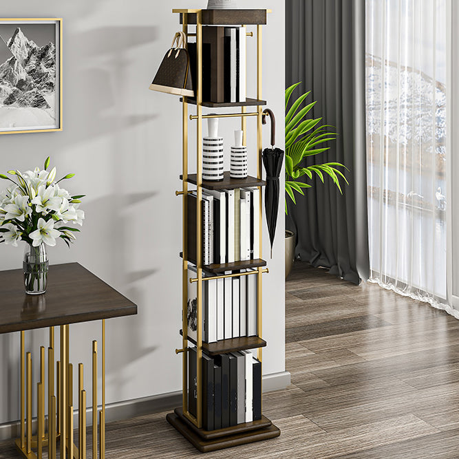 Modern Style Metal Bookshelf Open Back Bookcase for Home Office