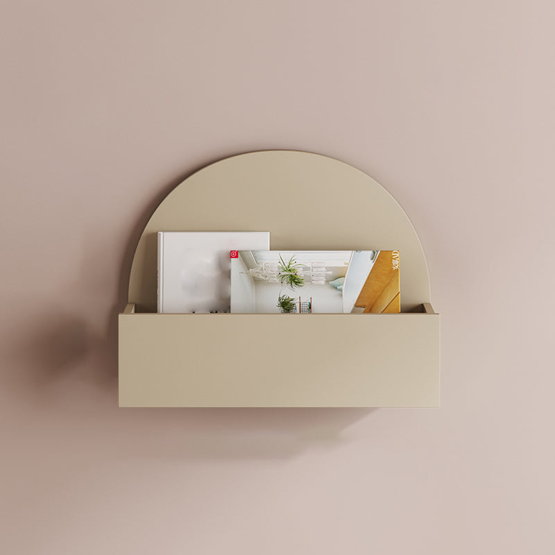 Contemporary Engineer Wood Bookshelf 21.2"L Closed Back Bookcase for Home Office