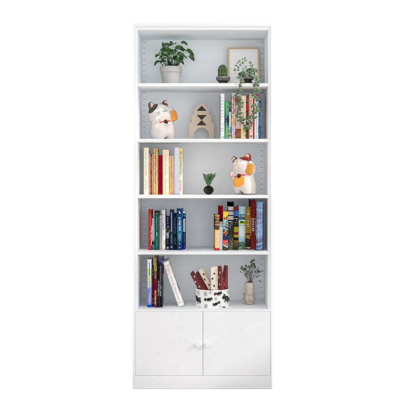 Closed Back Steel Bookshelf Modern Home Living Room Bedroom Standard Bookcase
