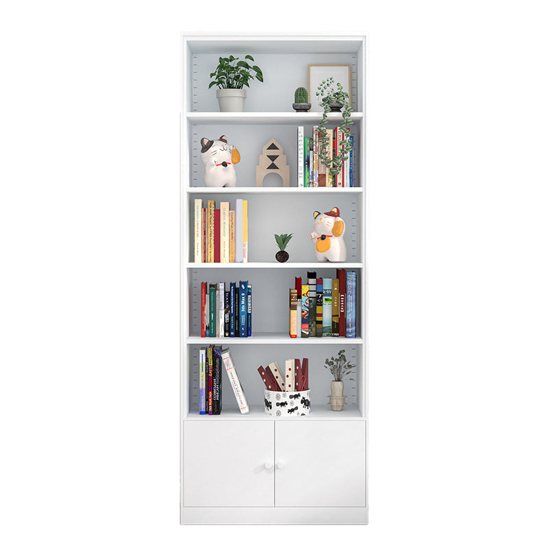 Closed Back Steel Bookshelf Modern Home Living Room Bedroom Standard Bookcase