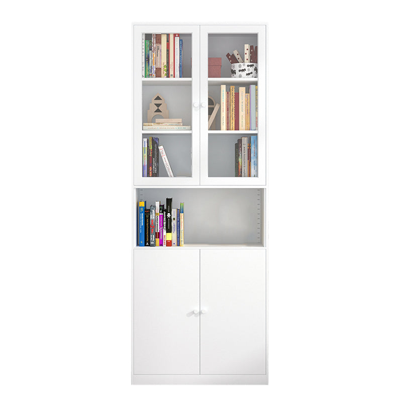 Closed Back Steel Bookshelf Modern Home Living Room Bedroom Standard Bookcase