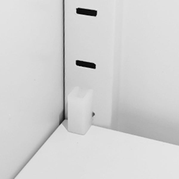 Closed Back Steel Bookshelf Modern Home Living Room Bedroom Standard Bookcase