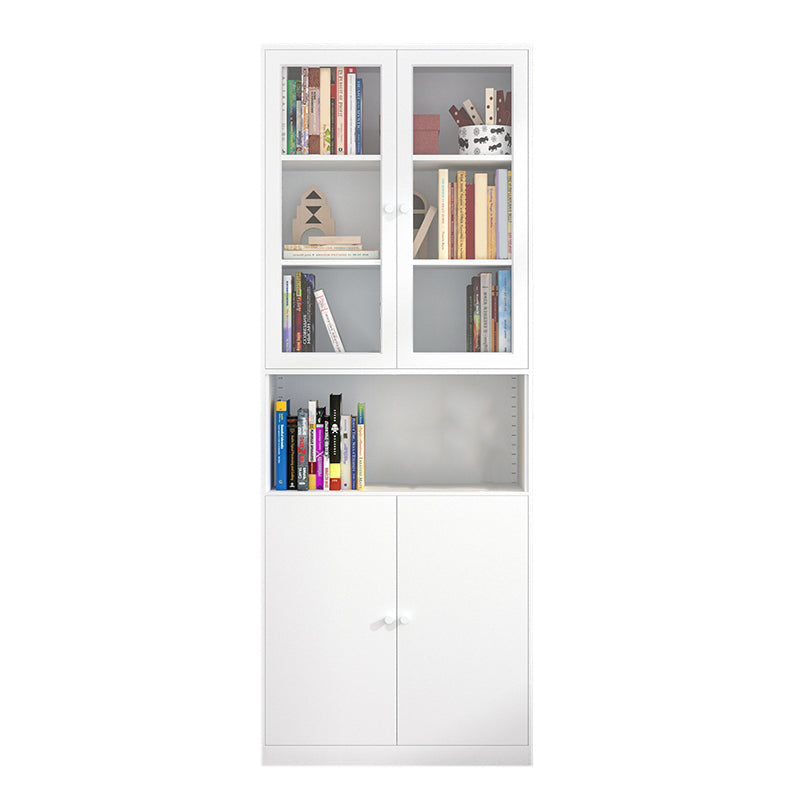 Closed Back Steel Bookshelf Modern Home Living Room Bedroom Standard Bookcase
