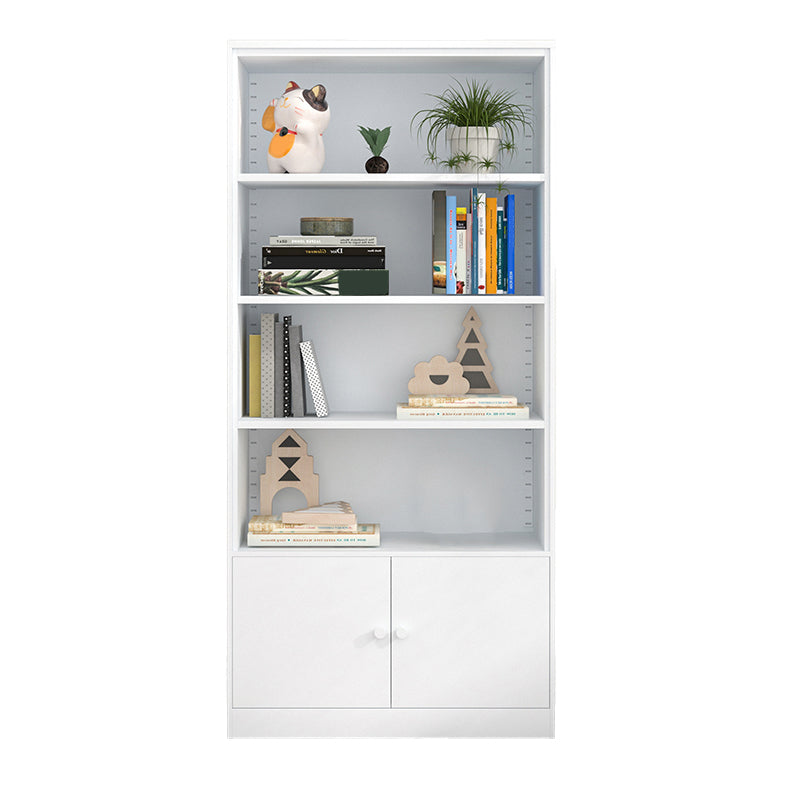 Closed Back Steel Bookshelf Modern Home Living Room Bedroom Standard Bookcase