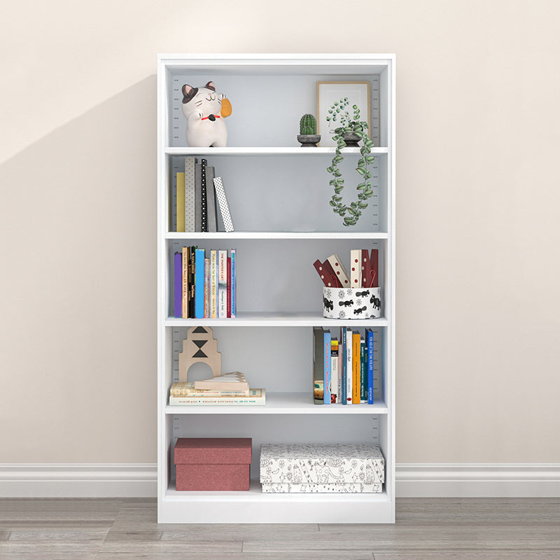 Closed Back Steel Bookshelf Modern Home Living Room Bedroom Standard Bookcase