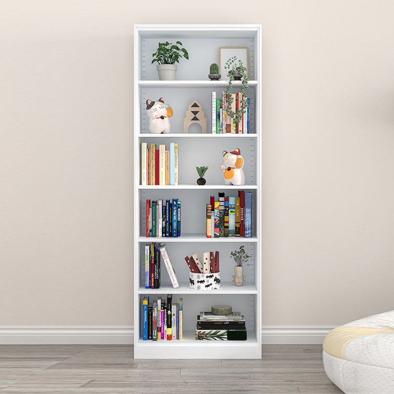 Closed Back Steel Bookshelf Modern Home Living Room Bedroom Standard Bookcase
