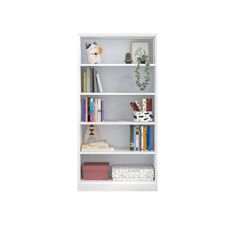 Closed Back Steel Bookshelf Modern Home Living Room Bedroom Standard Bookcase