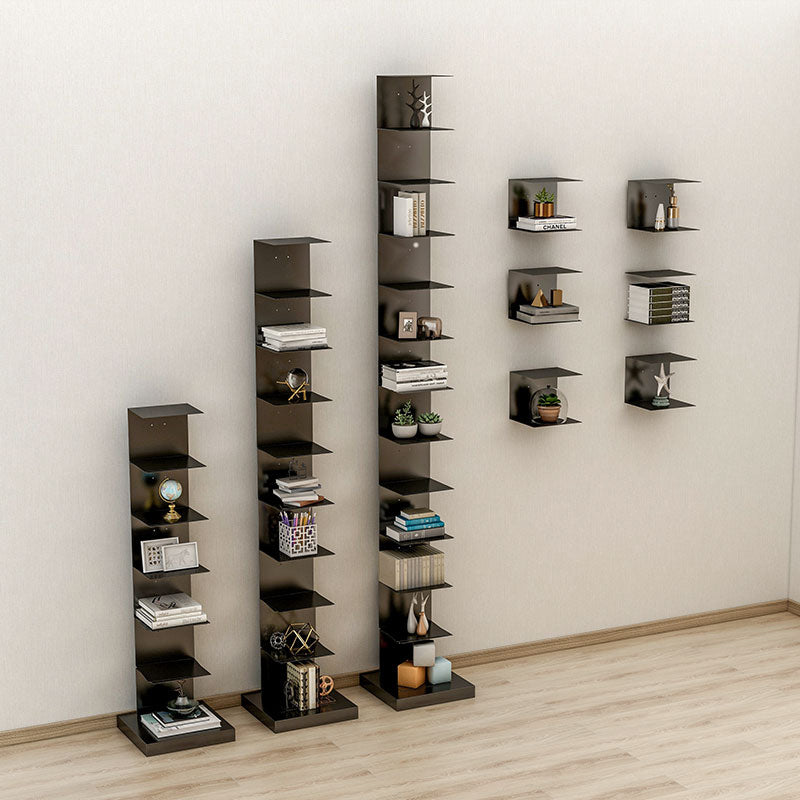 Metal Geometric Bookshelf Scandinavian Style Home Office Bookcase