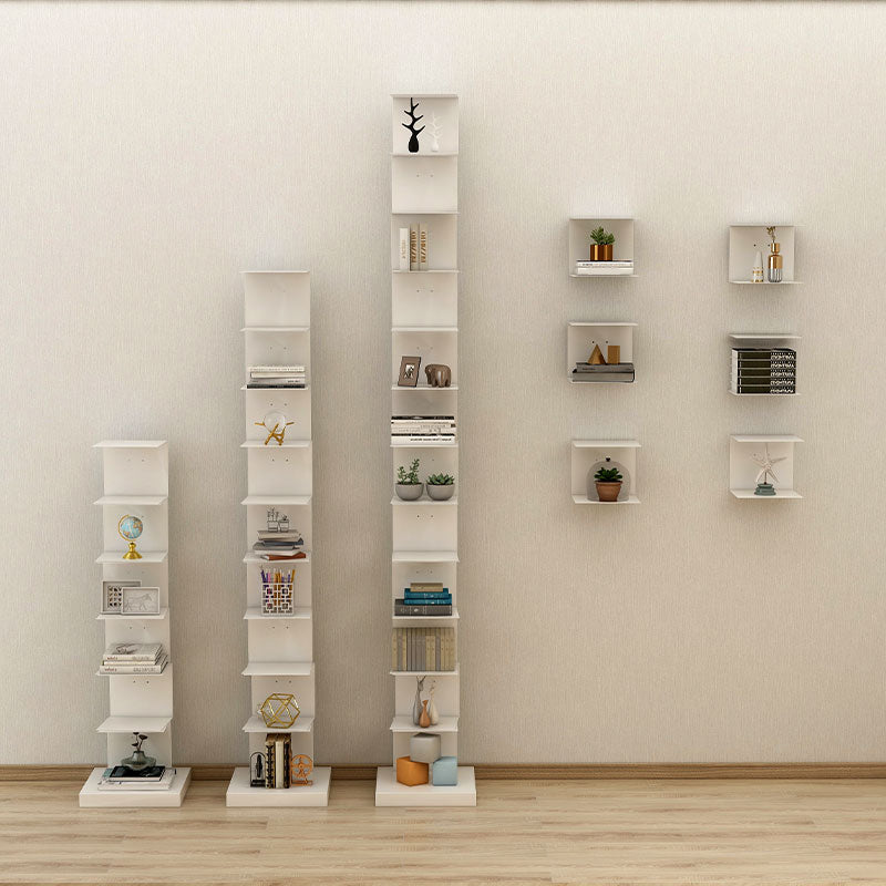 Metal Geometric Bookshelf Scandinavian Style Home Office Bookcase