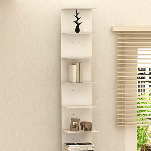 Metal Geometric Bookshelf Scandinavian Style Home Office Bookcase