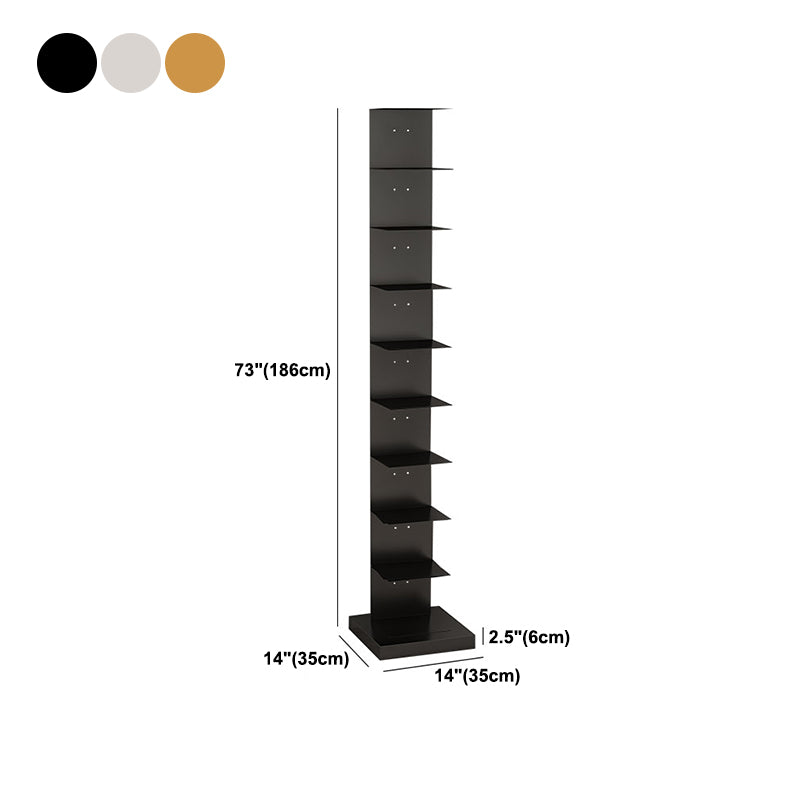 Metal Geometric Bookshelf Scandinavian Style Home Office Bookcase