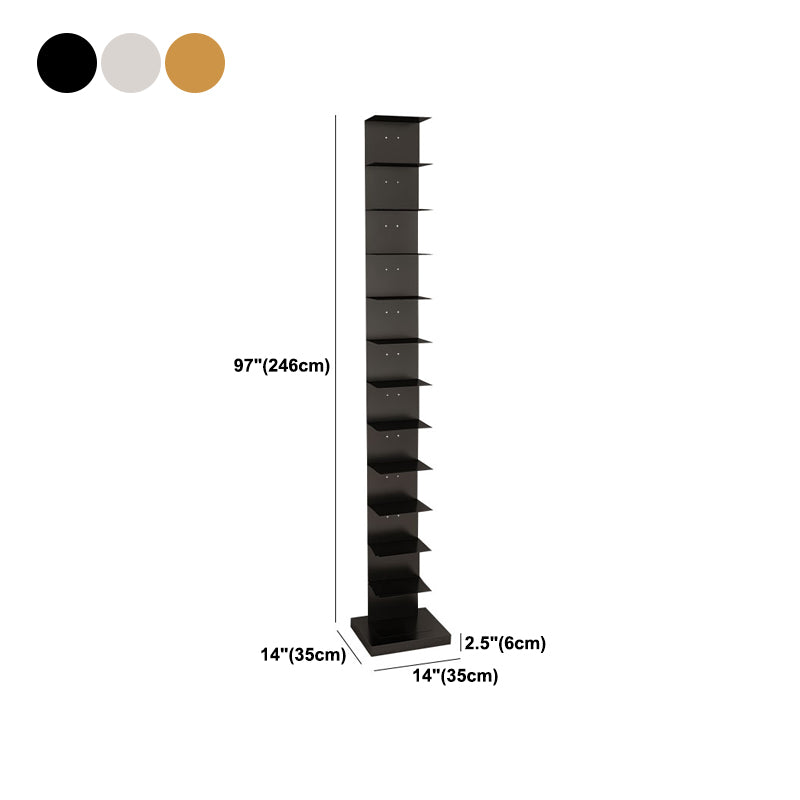 Metal Geometric Bookshelf Scandinavian Style Home Office Bookcase