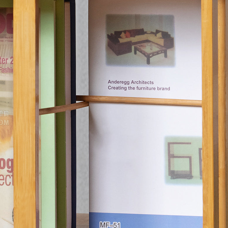 Geometric Rotatable Bookshelf Modern Style Study Room Bookshelf