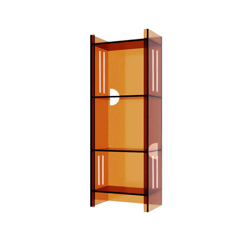 Standard Closed Back Bookshelf Scandinavian Acrylic Bookcase