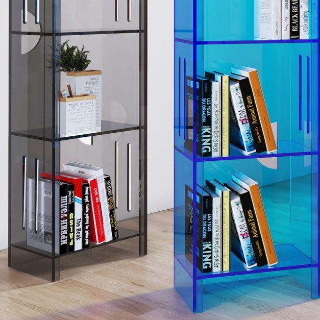 Standard Closed Back Bookshelf Scandinavian Acrylic Bookcase