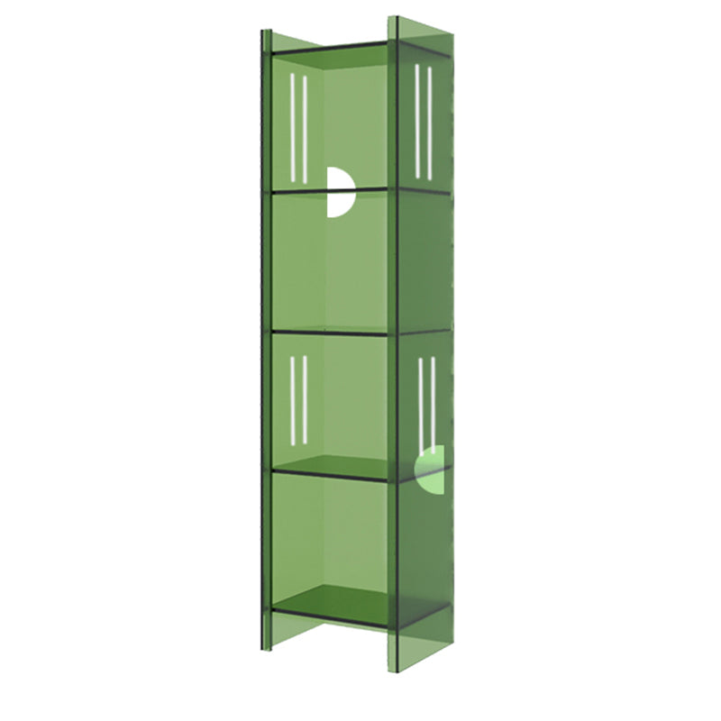 Standard Closed Back Bookshelf Scandinavian Acrylic Bookcase