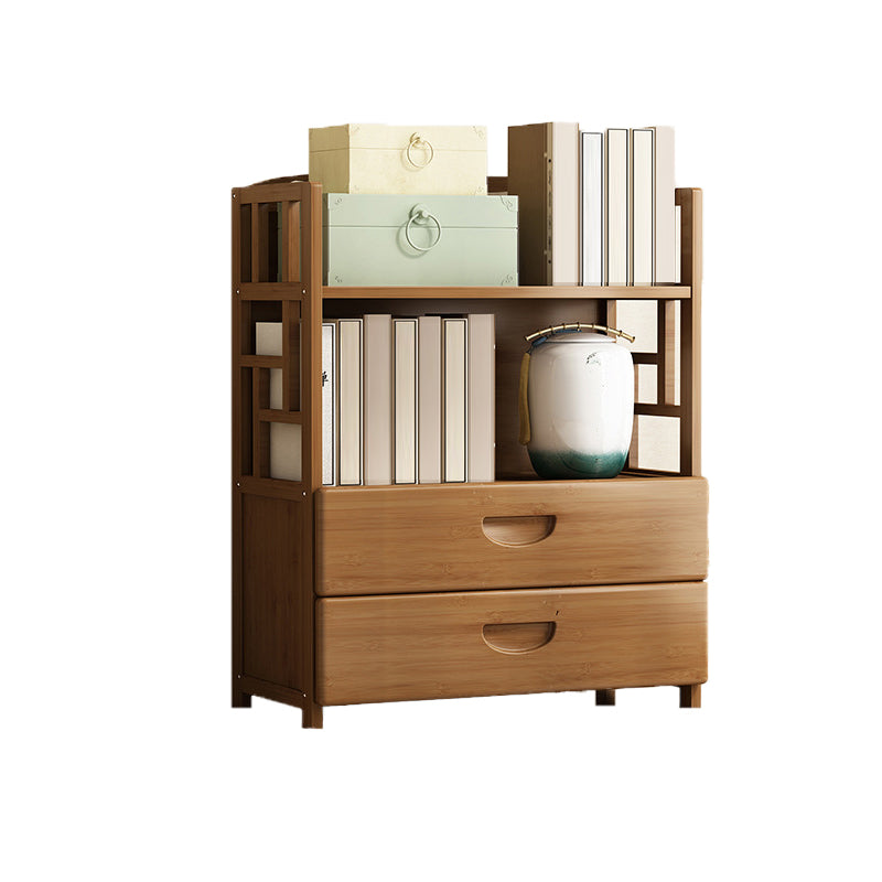Modern Bamboo Bookcase Standard 11-inch Wide Home Book Shelf
