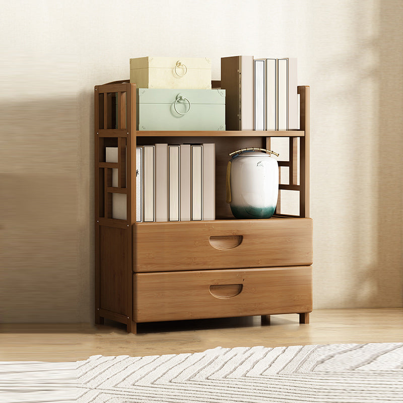 Modern Bamboo Bookcase Standard 11-inch Wide Home Book Shelf