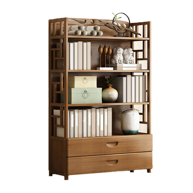 Modern Bamboo Bookcase Standard 11-inch Wide Home Book Shelf