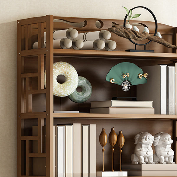 Modern Bamboo Bookcase Standard 11-inch Wide Home Book Shelf