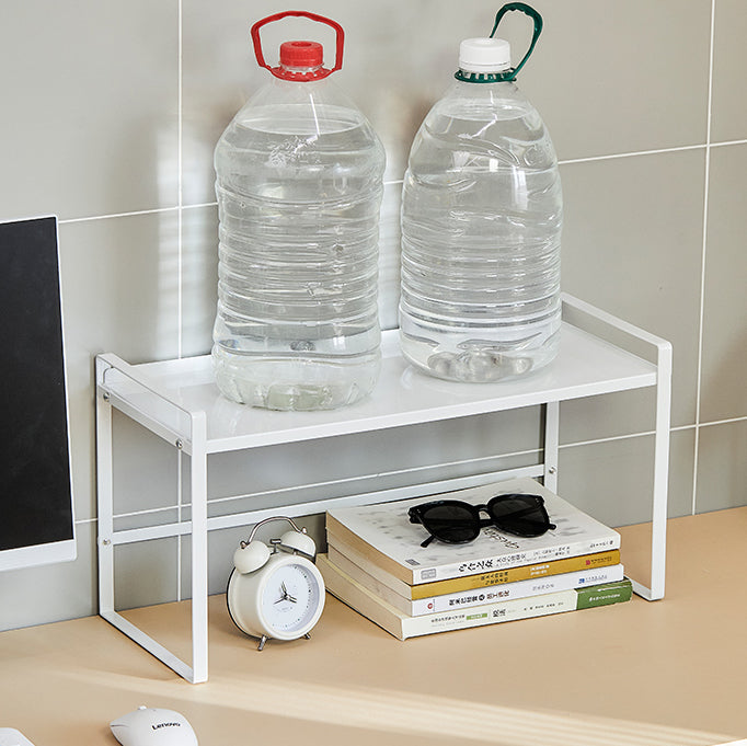 Modern Metal Bookcase, Geometric Bookshelf for Any Room, 8.5" W